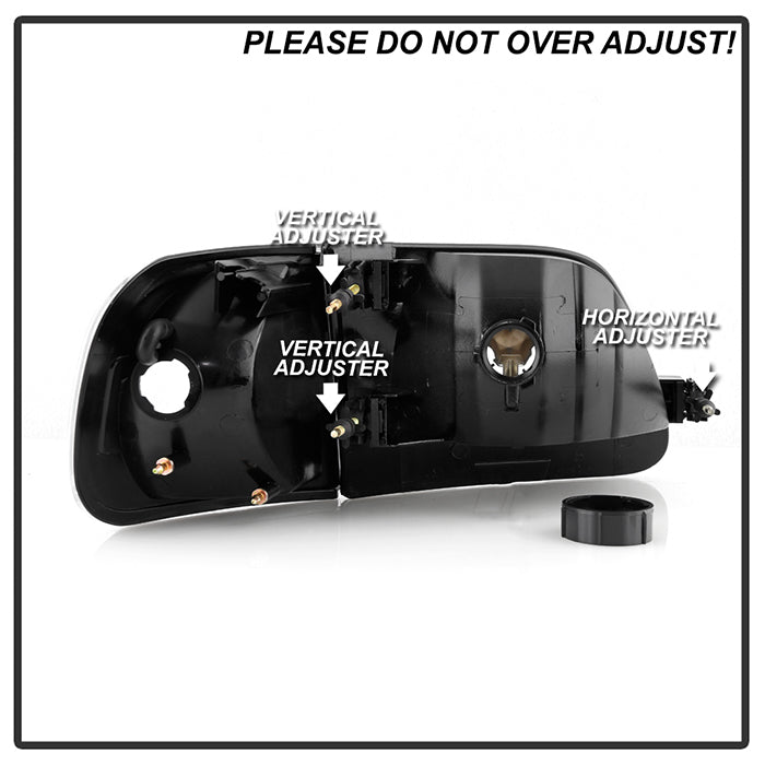 SPYDER Xtune Ford F150 97-03 / Expedition 97-02 Crystal Headlights w/Corner Smoke HD-JH-FF15097-SET-AM-SM 5070333