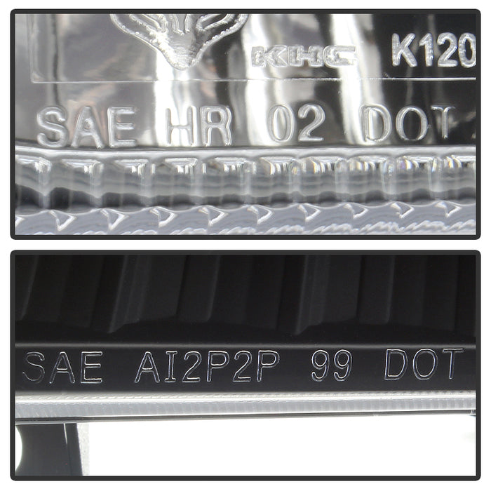 SPYDER xTune Ford F250 F350 Superduty Excursion 99-04 OEM Style Headlights - Black HD-JH-FF25099-SET-LED-BK 9035210