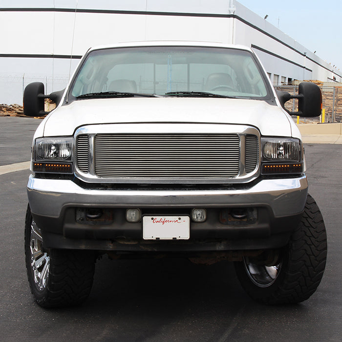 SPYDER xTune Ford F250 F350 Superduty Excursion 99-04 OEM Style Headlights - Black HD-JH-FF25099-SET-LED-BK 9035210