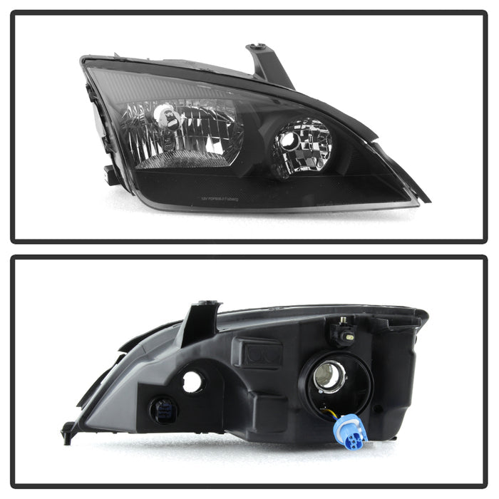 SPYDER xTune Ford Focus 05-07 OEM Style Headlights - Black HD-JH-FFOC05-BK 9037313