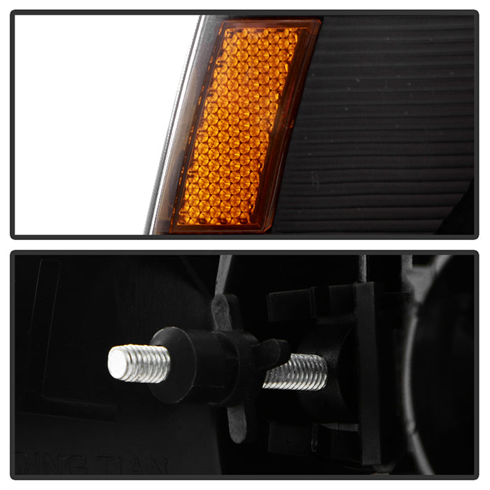 SPYDER Xtune Ford Ranger 93-97 Crystal Headlights w/ Corner Lights 4pcs Sets Black HD-JH-FR93-SET-BK 9029363