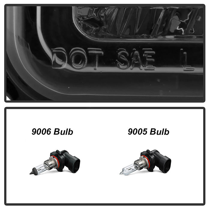 SPYDER Xtune GMC Yukon 92-93 Crystal Headlights w/ Corner & LED Bumper Smoke HD-JH-GMCCK88-LED-AM-SM-SET 5073556