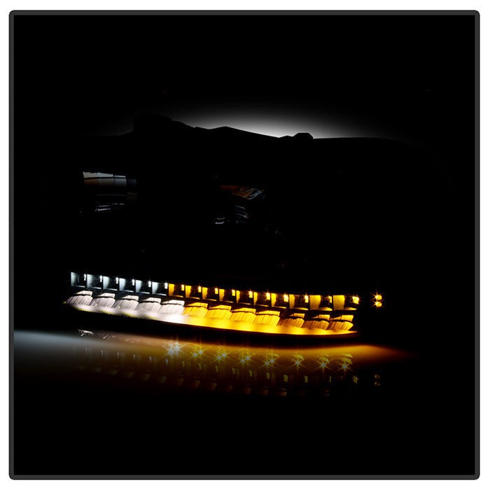 SPYDER xTune GMC Sierra 99-06 /Yukon 00-06 Headlights & LED Bumper Lights - Black HD-JH-GS99-LED-SET-BK 9037399
