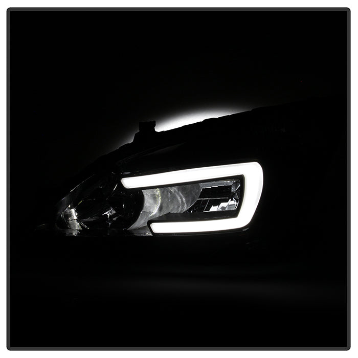 xTune Honda Accord 03-07 2/4Dr LED DRL Crystal Headlights - OE Black HD-JH-HA03-LED-BK 9949425
