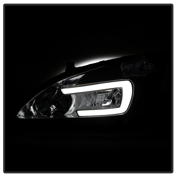 xTune Honda Accord 03-07 2/4Dr LED DRL Crystal Headlights - OE Chrome HD-JH-HA03-LED-C 9949418