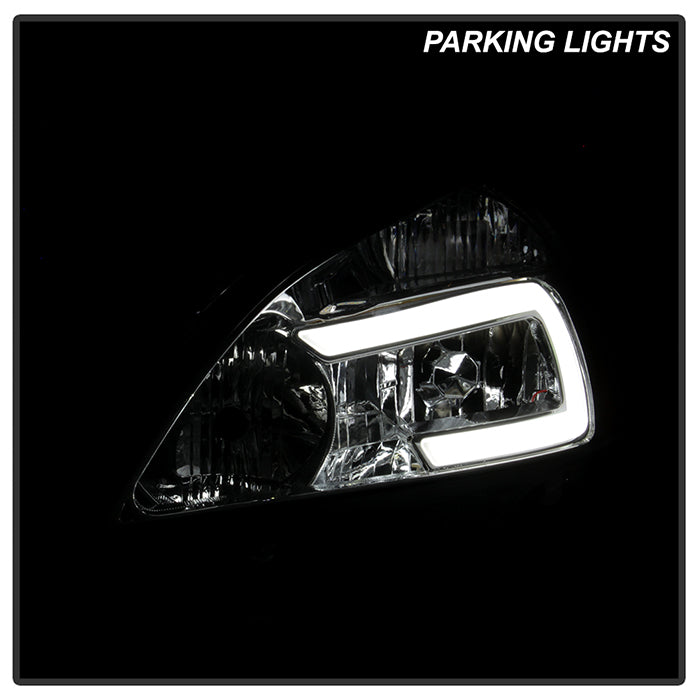 xTune Honda Accord 03-07 2/4Dr LED DRL Crystal Headlights - OE Chrome HD-JH-HA03-LED-C 9949418