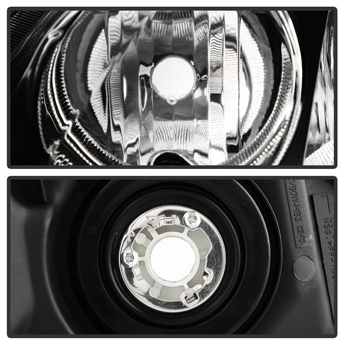 SPYDER Xtune 06-11 Honda Civic 4DR Crystal Headlights w/Large Amber Corner - Black (HD-JH-HC08-4DR-AM-BK) 9953453
