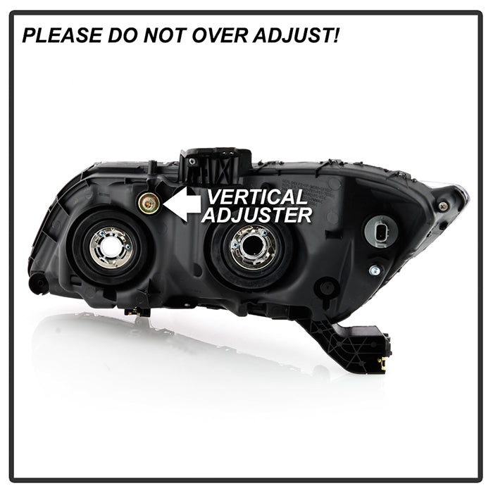 SPYDER xTune 12-15 Honda Civic (Excl. Hybrid) Halogen Headlights - OEM Chrome (HD-JH-HC13-AM-C) 9945854