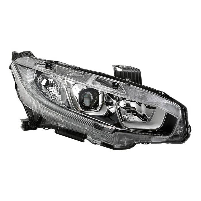 SPYDER xTune 16-18 Honda Civic Passenger Side Halogen Headlight - OEM Right (HD-JH-HC16-H-OE-R) 9044403