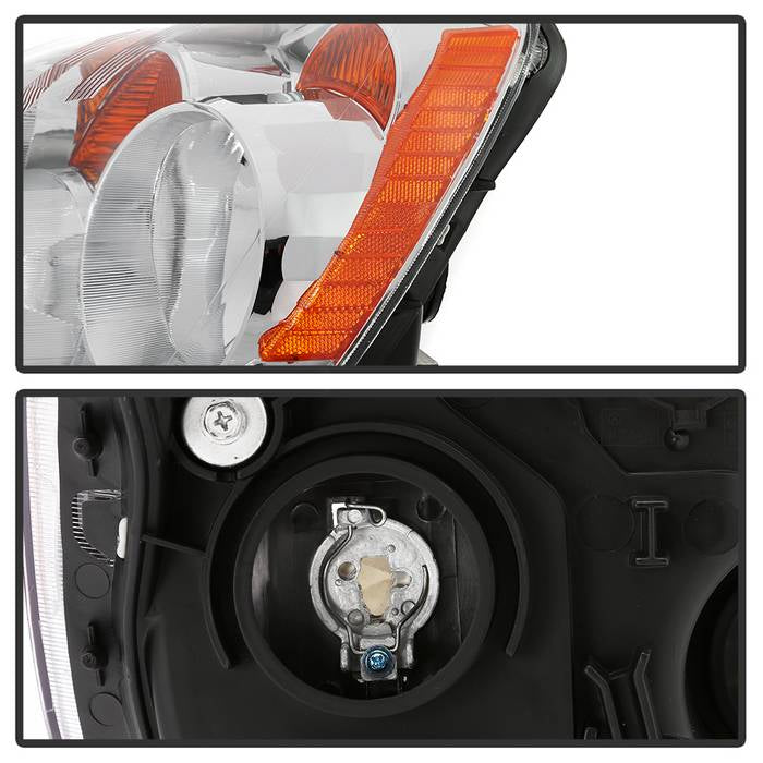SPYDER xTune 05-06 Honda CR-V Halogen OE Headlight - Chrome (HD-JH-HCRV05-AM-C) 9945557