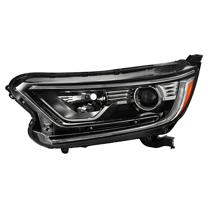 SPYDER xTune Honda CRV Driver Side Halogen w/ LED DRL Headlight - OEM Left (HD-JH-HCRV17-OE-L) 9950261