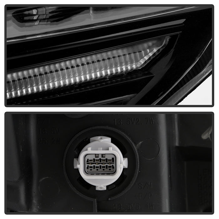 SPYDER xTune Honda CRV Driver Side Halogen w/ LED DRL Headlight - OEM Left (HD-JH-HCRV17-OE-L) 9950261