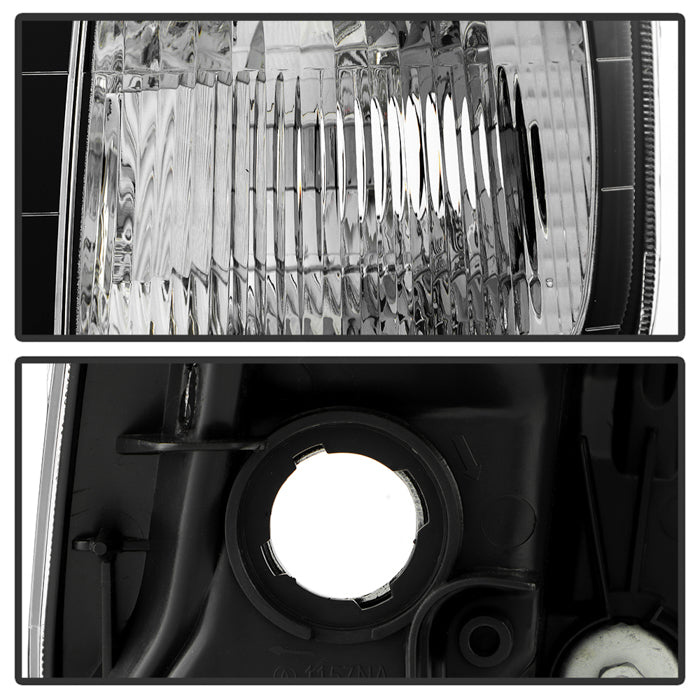 SPYDER 97-01 Honda CR-V Halogen OEM Style Headlight - Set - Black (HD-JH-HCRV97-BK) 9054747