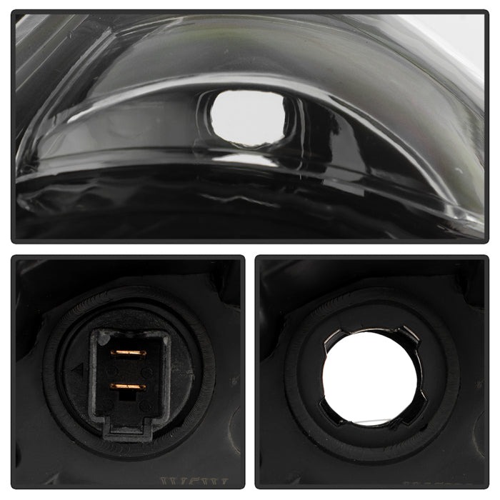 SPYDER 07-08 Honda Fit Halogen OE Headlights - Black (HD-JH-HFIT07-OE-BK-SET) 9958533