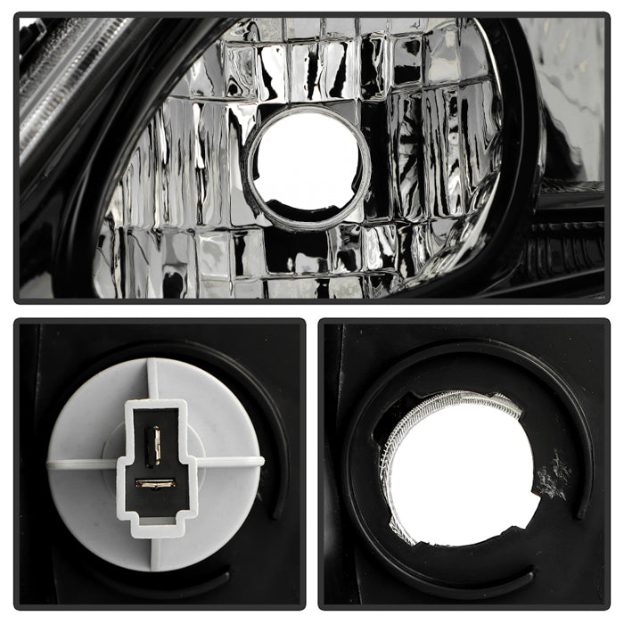 SPYDER 09-11 Honda Fit Sport Halogen OE Headlights - Black (HD-JH-HFIT09SP-OE-BK-SET) 9958526