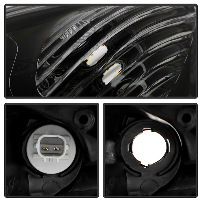SPYDER 09-11 Honda Fit Sport Halogen OE Headlights - Black (HD-JH-HFIT09SP-OE-BK-SET) 9958526