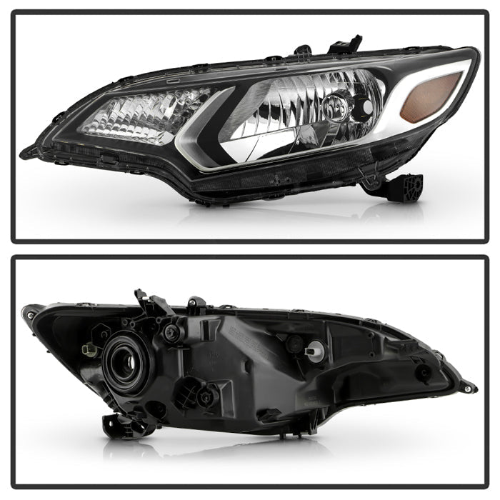 SPYDER 15-17 Honda Fit OE Left Halogen Headlight - Chrome (HD-JH-HFIT15-OE-L) 9955563