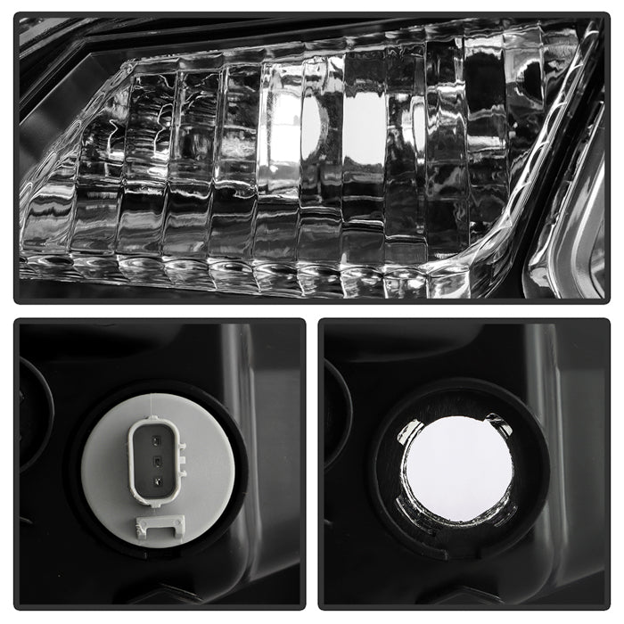 SPYDER 15-17 Honda Fit OE Left Halogen Headlight - Chrome (HD-JH-HFIT15-OE-L) 9955563