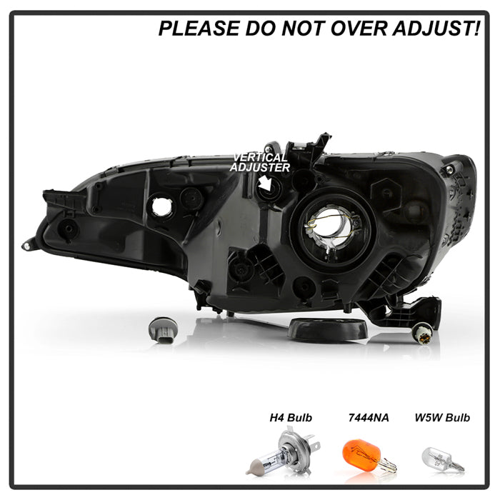 SPYDER 15-17 Honda Fit OE Right Halogen Headlight - Chrome (HD-JH-HFIT15-OE-R) 9955570