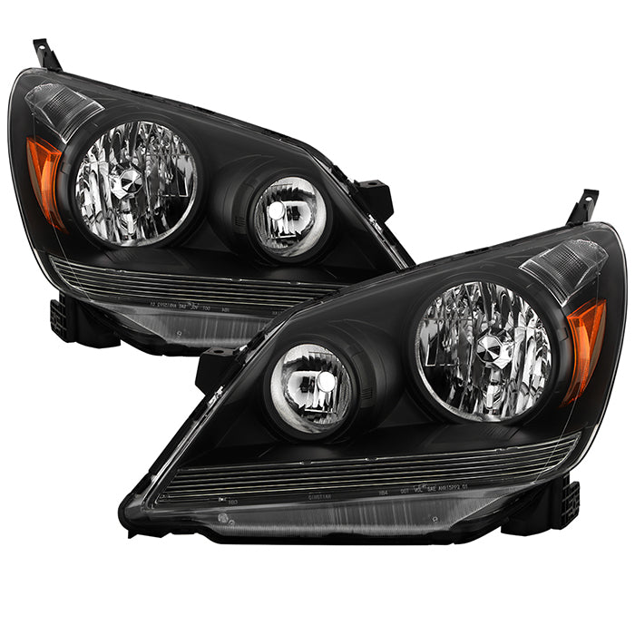 SPYDER Xtunehonda Odyssey 05-07 Crystal Headlights Black HD-JH-HODY05-AM-BK 9023842