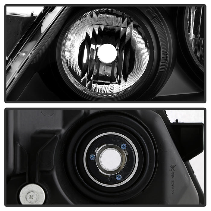 SPYDER Xtunehonda Odyssey 05-07 Crystal Headlights Black HD-JH-HODY05-AM-BK 9023842