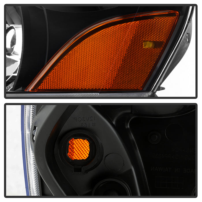 SPYDER Xtune Honda Pilot 03-05 Crystal Headlights Black HD-JH-HPIL03-AM-BK 9023699
