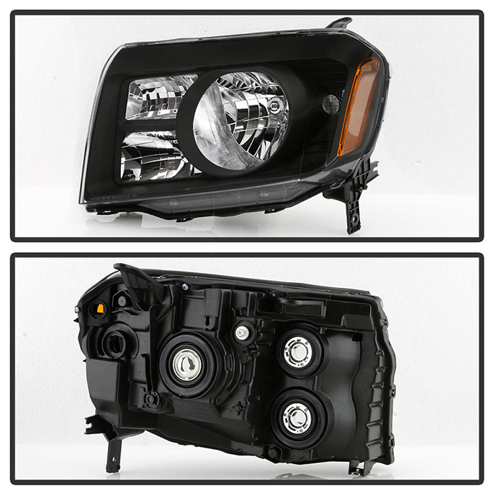 SPYDER xTune Honda Pilot 2009-2011 OEM Style Headlights - Black HD-JH-HPIL09-AM-BK 9035371