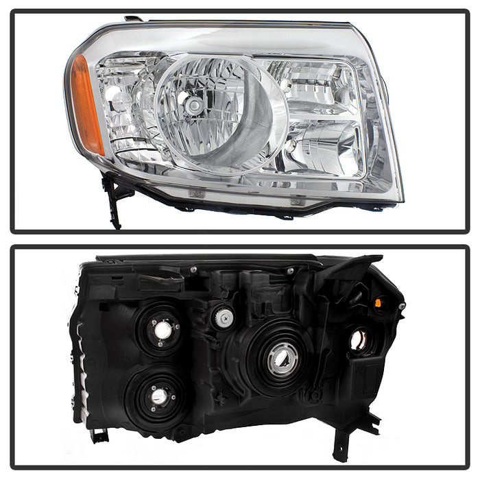 SPYDER xTune Honda Pilot 2009-2011 Passenger Side Headlight -OEM Right HD-JH-HPIL09-OE-R 9035395