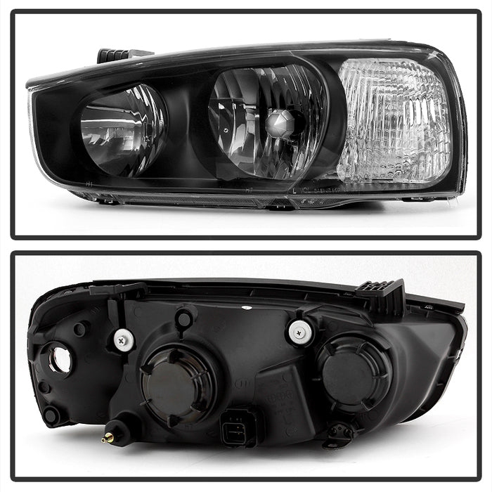 SPYDER xTune Hyundai Elantra 01-03 Crystal Headlights - OEM HD-JH-HYEL01-OEM 9035425