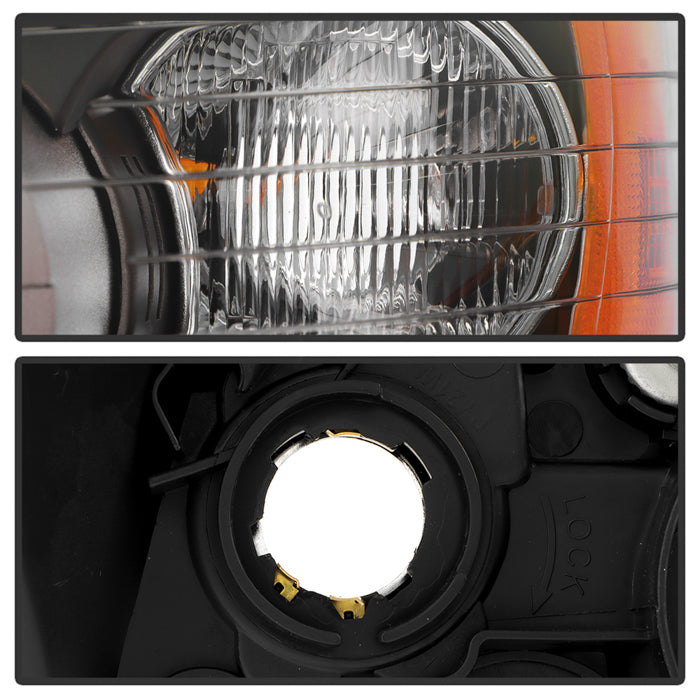 SPYDER Xtune Hyndai Sonata 2006-2008 OEM Style Headlights Black HD-JH-HYSON06-BK 9029677