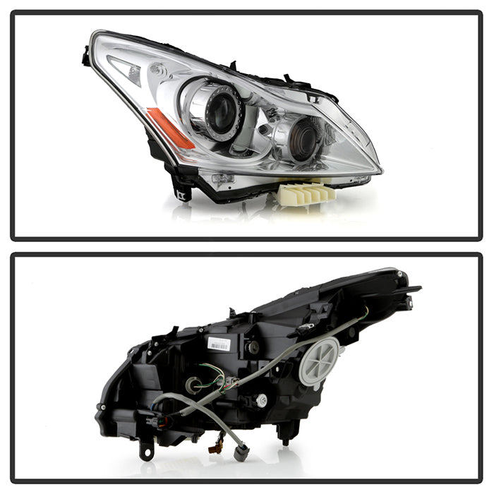 SPYDER xtune 10-15 Infiniti G25/G37 4Dr Sedan (Fit HID) Pass. Side Headlight Right (HD-JH-IG3710-4D-HID-R) 9949968