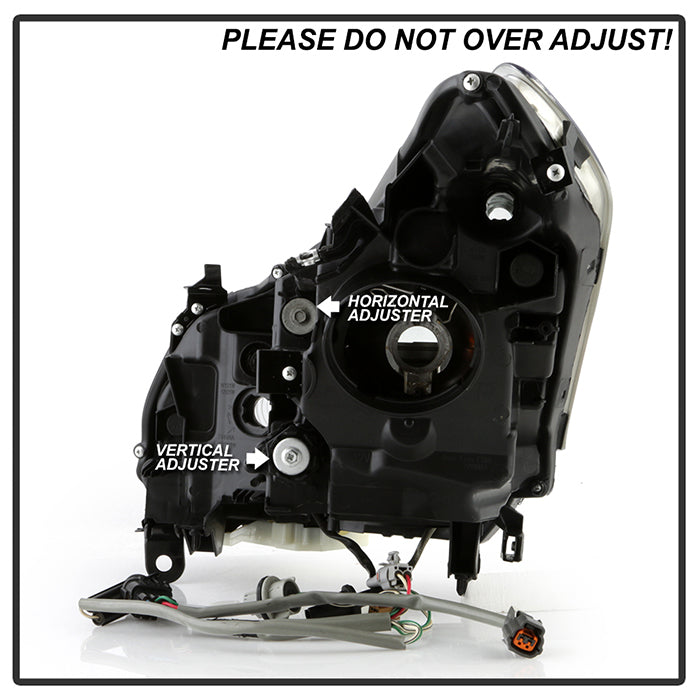 SPYDER xtune 10-15 Infiniti G25/G37 4Dr Sedan (Fit HID) Pass. Side Headlight Right (HD-JH-IG3710-4D-HID-R) 9949968