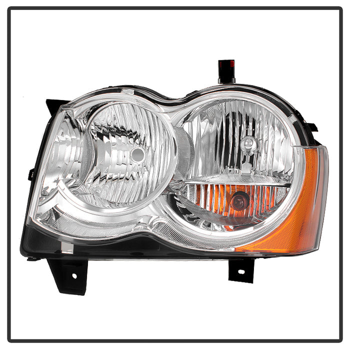 SPYDER Xtune Jeep Grand Cherokee 08-10 Halogen Model OnlyOEM Style Headlights Chrome HD-JH-JGC08-AM-C 9034527