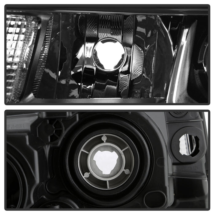 SPYDER xTune Jeep Grand Cherokee Halogen Headlight - OE Black (HD-JH-JGC17-OE-BK-SET) 9960154