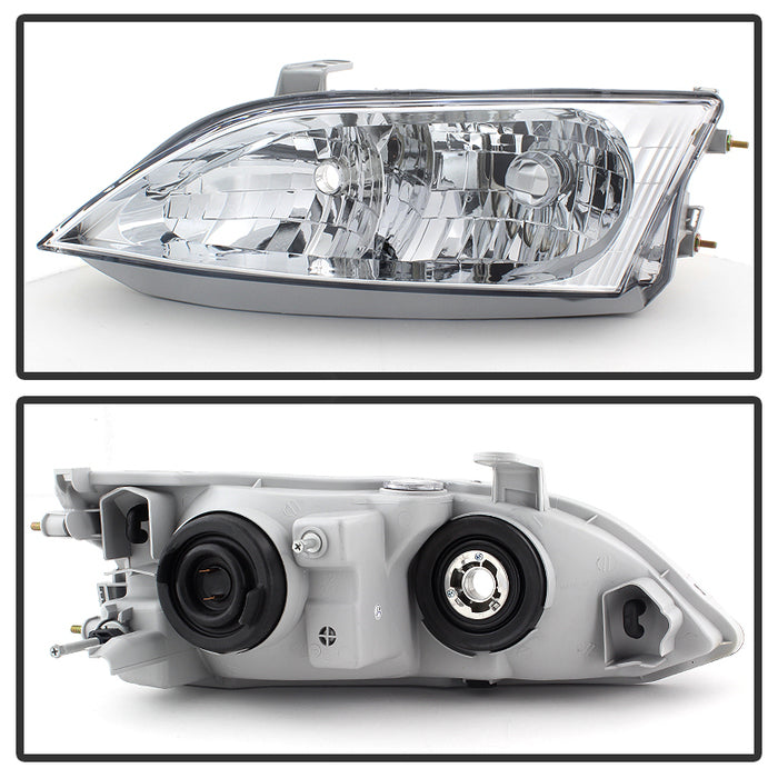 SPYDER xTune Lexus ES300 1997-2001 Halogen Models Only OEM Style Headlights - Chrome140 HD-JH-LES30097-OE 9035487