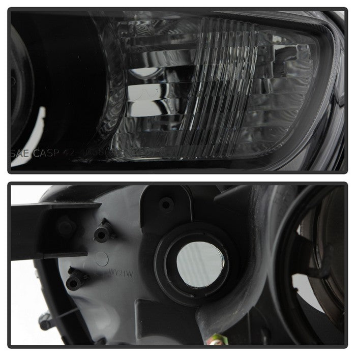 SPYDER xTune Mitsubishi Lancer 08-15 OE Style Headlights - Black Smoke HD-JH-ML08-AM-BSM 9937552