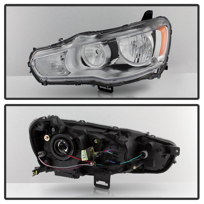 SPYDER xTune Mitsubishi Lancer 08-15 OE Style Headlights - ALL Chrome HD-JH-ML08-AM-C 9937477