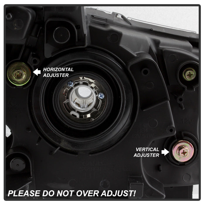 SPYDER xTune Mitsubishi Lancer 08-15 OE Style Headlights - ALL Chrome HD-JH-ML08-AM-C 9937477