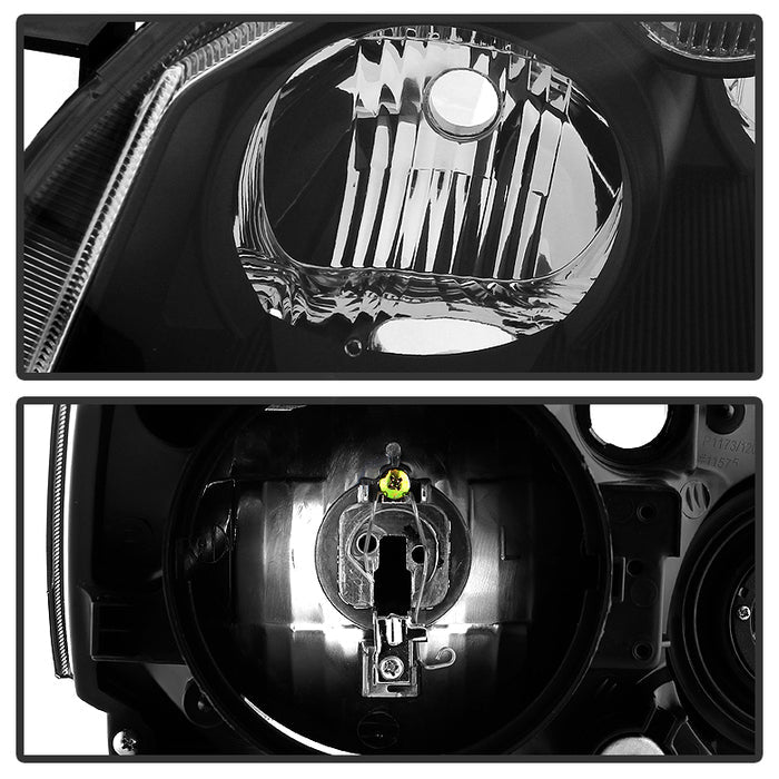 SPYDER Xtune Nissan Altima 05-06 Halogen Model Only OEM Style Black Bezel Headlights HD-JH-NA05-AM-BK 9031823
