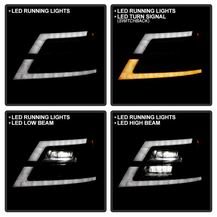 SPYDER xTune 21-24 Nissan Armada Full LED Headlight - OE Left (HD-JH-NARM21-FLED-OE-L) 9959912