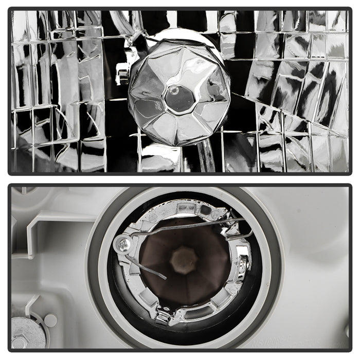 SPYDER 99-04 Nissan Pathfinder OEM Style Headlights - Set - Chrome (HD-JH-NF99-AM-C) 9054778