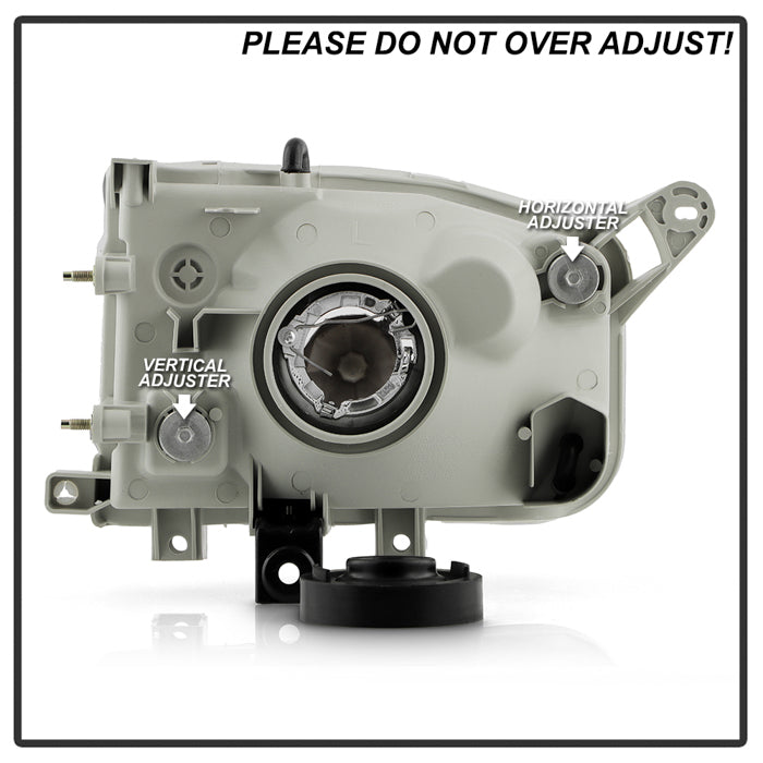 SPYDER 99-04 Nissan Pathfinder OEM Style Headlights - Set - Chrome (HD-JH-NF99-AM-C) 9054778