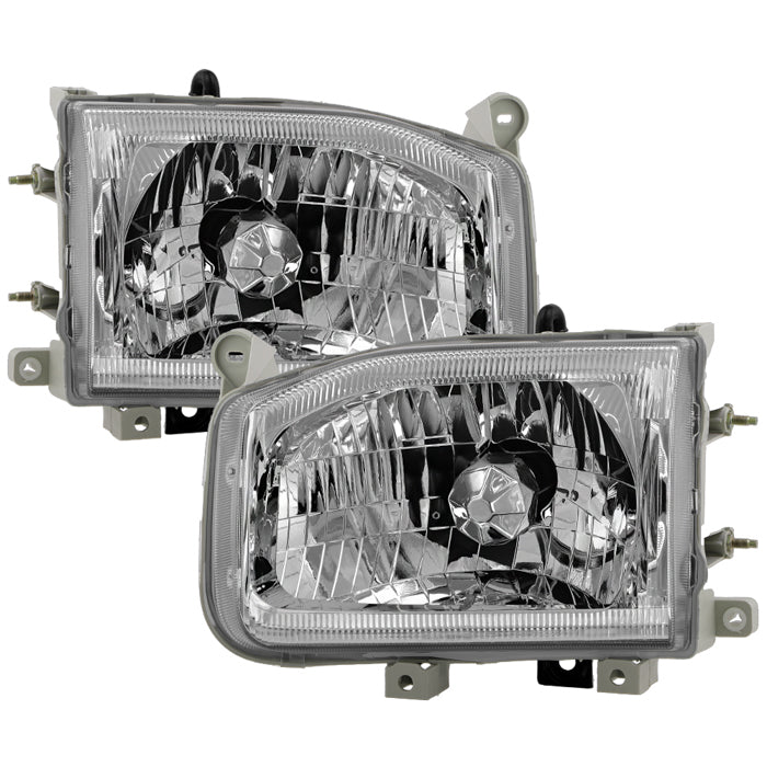 SPYDER 99-04 Nissan Pathfinder OEM Style Headlights - Set - Chrome (HD-JH-NF99-AM-C) 9054778