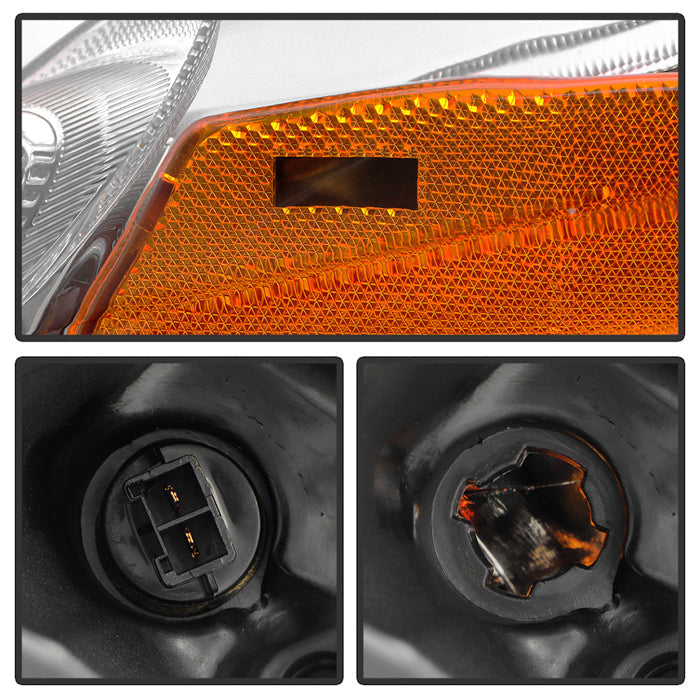 SPYDER xTune 11-14 Nissan Juke Front Upper Signal Halogen Headlight - Left (HD-JH-NJ11UP-OE-L) 9959899
