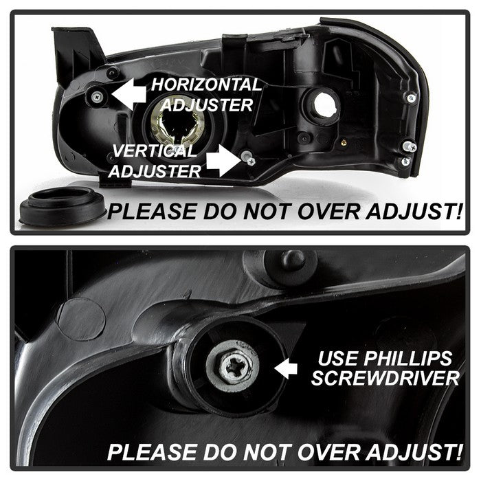 SPYDER xTune 00-01 Nissan Maxima (Excl 20th Anniversary Edition) OEM Headlights - Black (HD-JH-NM00-BK) 9042782