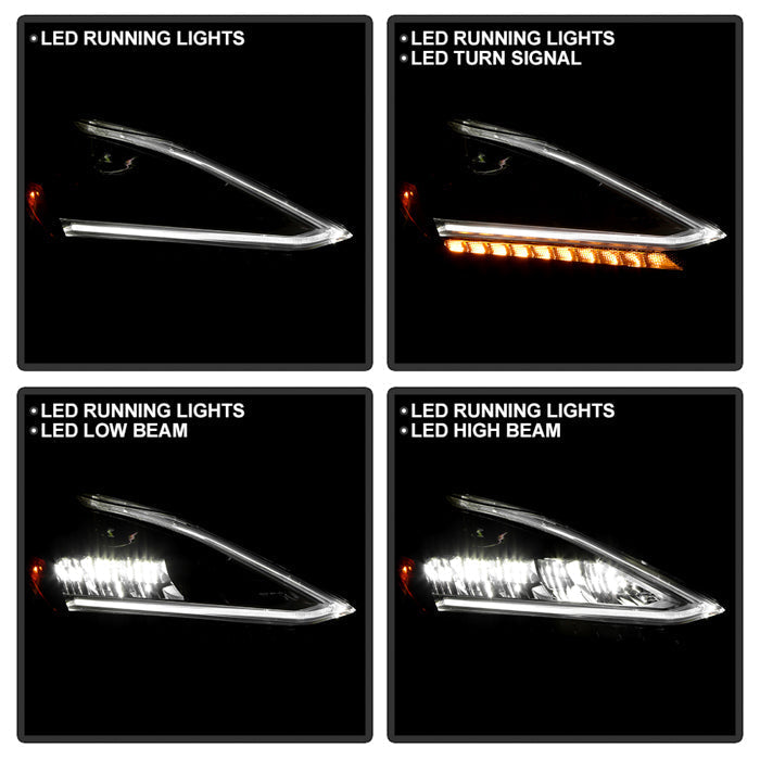 SPYDER xTune Nissan Murano 2019-2021 OEM Pass Side LED Headlight - Right HD-JH-NMU19-LED-OE-R 9055416