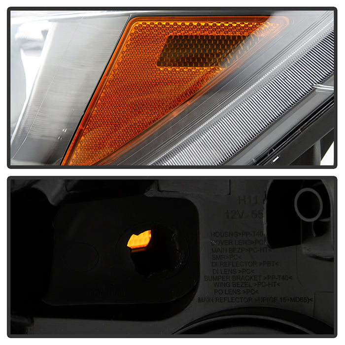 SPYDER xTune 16-19 Nissan Sentra LED Headlights - Black (HD-JH-NS16-LED-BK) 9950575
