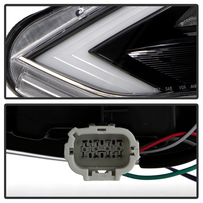 SPYDER xTune 16-19 Nissan Sentra LED Headlights - Black (HD-JH-NS16-LED-BK) 9950575