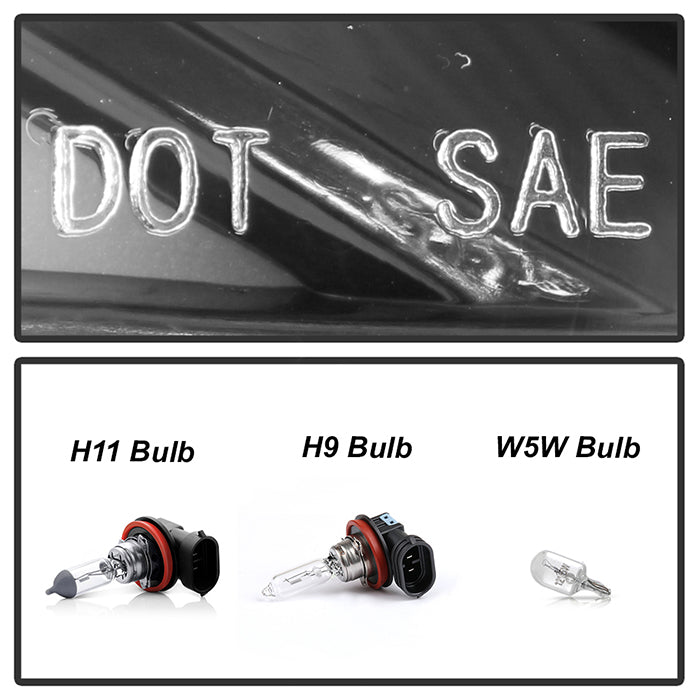 SPYDER xTune 16-19 Nissan Sentra LED Headlights - Black (HD-JH-NS16-LED-BK) 9950575