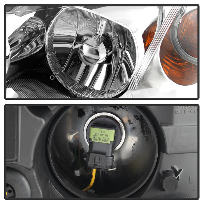 SPYDER xTune 05-10 Pontiac G6 (09-10 w/Turn Signal) Driver Side Headlight - OEM Left (HD-JH-PG605-OE-L) 9038372